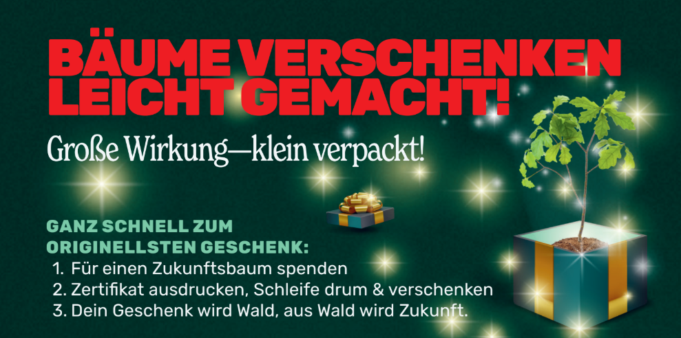 Bäume verschenken